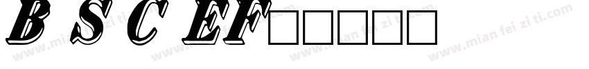 Bank Sans Caps EF字体转换
